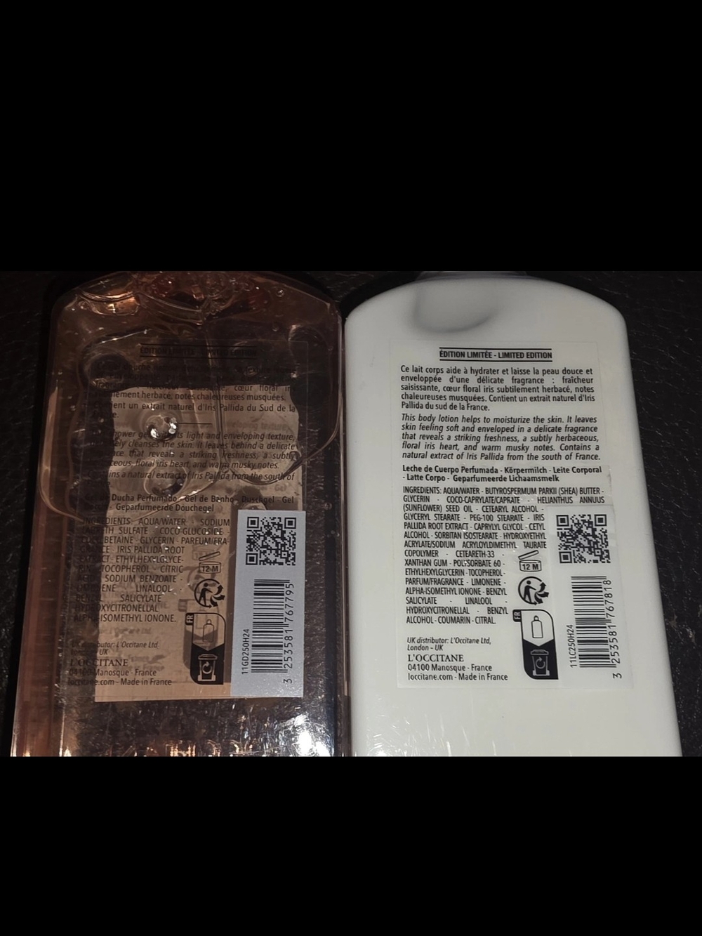 L'OCCITANE Herbae Iris Pallida Perfumed Shower Gel 8.4 fl oz Limited Ed - Picture 2 of 2